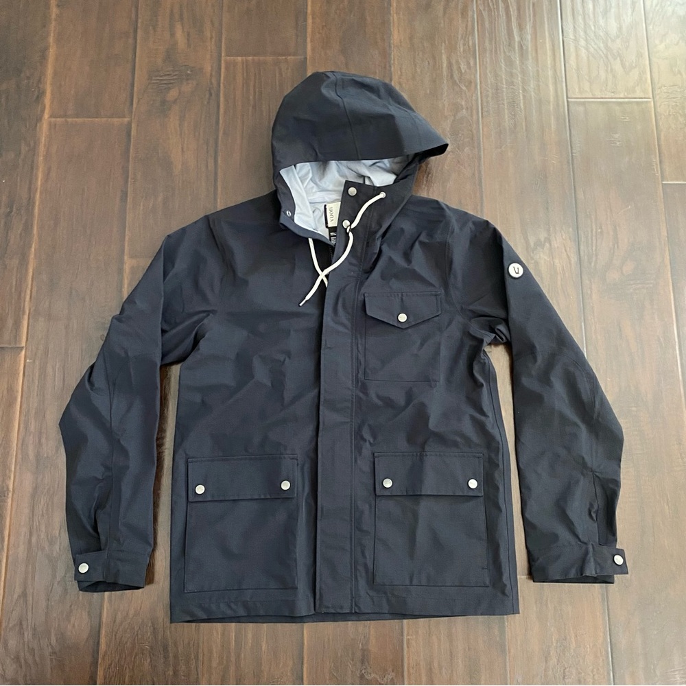 Vuori Men’s Size M Black Palisades Rain Jacket